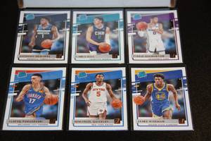 lot 126 image: 2020-21 Donruss Basketball Complete Set  Anthony Edwards & LaMelo Ball RC