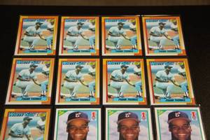 lot 131 image: 1990 Frank Thomas Rookie Card Investment Lot  15 Cards