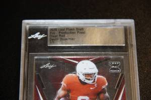lot 147 image: 2020 Leaf Flash Draft Pre Production Proof Devin Duvernay Uncirculated 11