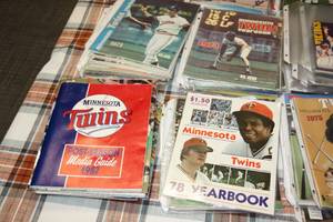 lot 159 image: 100 Magazine Yearbook Media Guide Resale Lot