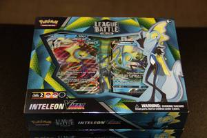 lot 3 image: 2021 Pokemon Inteleon VMAX Battle League Deck Lot  6 Sealed Decks