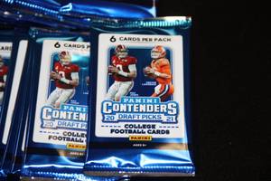 lot 10 image: 2021 Panini Contenders Draft Picks Football Unopened Pack Lot  20 Packs Read Description