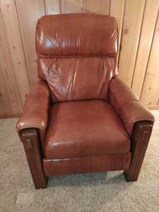 Vintage Berkline Vinyl Recliner