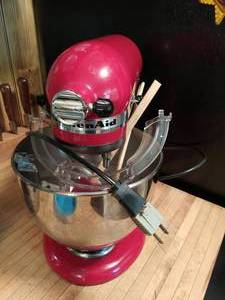 Red Artisan Kitchen Aid Mixer