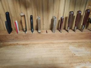 Collection of Kitchen Knives and Utensils