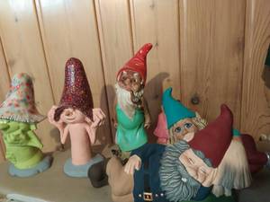 Lot of Ceramic Gnomes
