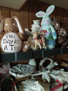 Collection of bisque porcelain