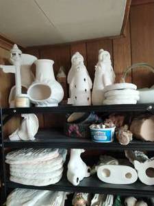 Collection of bisque porcelain