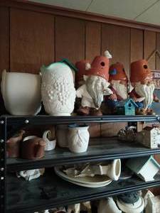 Collection of bisque porcelain