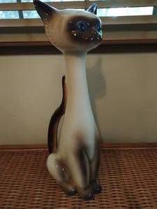 Vintage Cat Statue