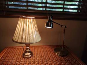 Two Tabletop Lamps