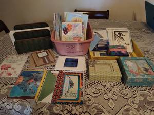 Greeting card lot