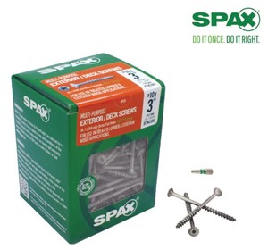 lot 532 image: SPAX #10 x 3 in. T-Star Plus Flat Head Interior  Exterior HCR-X Screw (335 per Box)