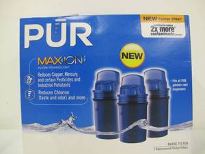 lot 622 image: PUR 3-Pack Max Ion Water Purification Filters