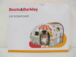 lot 619 image: Boots & Barkley Easter Egg Camper Cat Scratch House