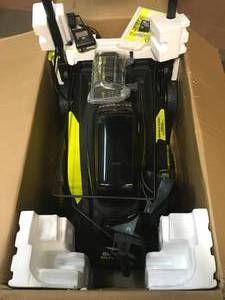 lot 8 image: 40V Brushless 20 in. Cordless Walk Behind Self-Propelled Lawn Mower with 6.0 Ah Battery & Charger by RYOBI Customer Returns See Pictures
