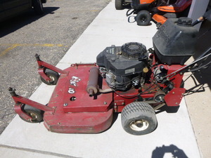 lot 2 image: ExMark Stand Behind Lawn Mower