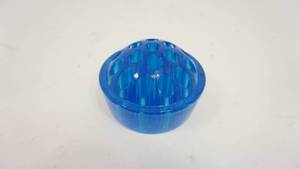 lot 14 image: Vintage Blue Glass Flower Frog