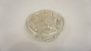lot 16 image: Antique Clear Glass Flower Frog