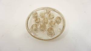 lot 18 image: Vintage Glass Flower Frog
