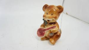 lot 39 image: Vintage Royal CopleyBear With Mandolin Planter