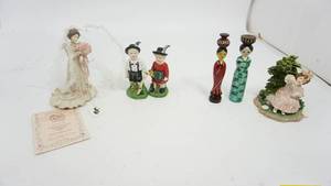 lot 41 image: Maud Humphrey Bogart A Dream Come True--The Heirloom Edition Little Miss Muffit--Wooden India Girls--Dutch Boy & Girl