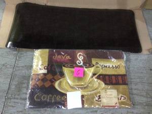 NewLife Designer Leather Grain Cranberry 20 in. x 48 in. Anti-Fatigue Comfort Kitchen Mat Customer Returns See Pictures