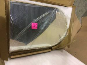 Medium Arched Gold Classic Accent Mirror (35 in. H x 24 in. W) Customer Returns See Pictures