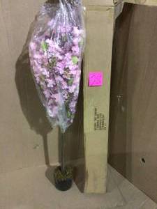 4 ft. Artificial Cherry Blossom Tree Customer Returns See Pictures