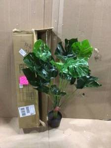 Monstera 29 in. IndoorOutdoor Artificial Customer Returns See Pictures