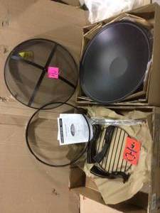 24 in. Ashmore Round Steel Fire Pit by Hampton Bay Customer Returns See Pictures