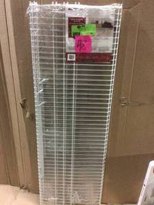 48 in. W x 16 in. D Steel White All-Purpose Shelf Kit by ClosetMaid Customer Returns See Pictures