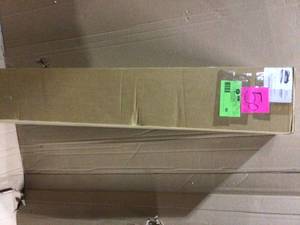 45 in. x 53 in. Clear Office Chair Mat with Lip for Hard Floors Customer Returns See Pictures