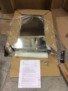 20 in. W x 26 in. H Recessed or Surface-Mount Bathroom Medicine Cabinet with Easy Hang System by Croydex Customer Returns See Pictures