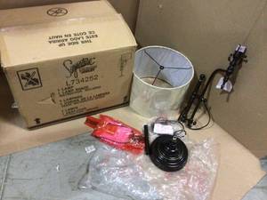 Anemoon L734252 Metal Table Lamp (Lamps - Table) Customer Returns See Pictures