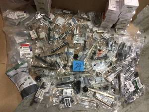MIX LOT OF GLIDERITE 2 in. Solid Steel,  Handle Knobs plus Misc. Customer Returns See Pictures