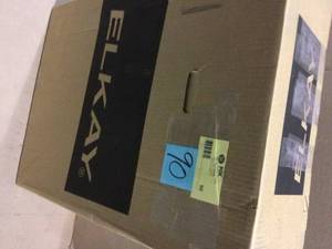 Elkay Single one hole kitchen sink not used
