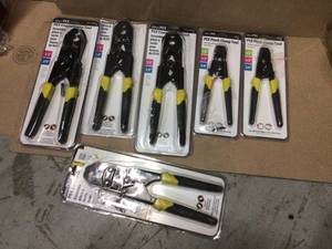 38 in., 12 in. and 34 in. PEX Quick-Cinch Clamp Tool Customer Returns See Pictures