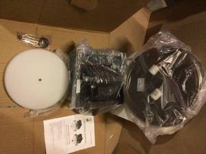 Decorative Oil Rubbed Bronze 110 CFM Ceiling Bathroom Exhaust Fan with Light and Glass Globe Customer Returns See Pictures