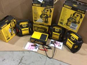 Assorted Dewalt Power stations and chargers used customer returns