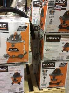 MIX BIG LOT OF RIDGID WETDRY VACS Customer Returns See Pictures&nbsp