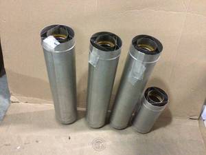 24 in. Vent Length 3 in. x 5 in. Stainless Steel Concentric Venting for Indoor Tankless Gas Water Heaters by Rheem Customer Returns See Pictures&nbsp