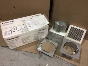 WhisperWall 70 CFM Wall Exhaust Bath Fan, ENERGY STAR by Panasonic Customer Returns See Pictures&nbsp