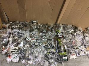 MIX LOT OF GLIDERITE 2 in. Solid Steel,  Handle Knobs plus Misc. Customer Returns See Pictures&nbsp