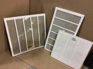 MIX LOT OF TRUaire 170 30X16 - Steel Return Air Grille - 12 Spaced Fin, White, 30 X 16 Customer Returns See Pictures&nbsp&nbsp