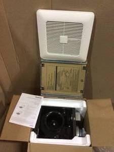 WhisperGreen Select Pick-A-Flow 5080 or 110 CFM Quiet Exhaust Fan, Flex-Z Fast bracket  dual 4 or 6 in. duct adapter by Panasonic Customer Returns See Pictures&nbsp
