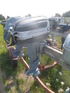 lot 42 image: Evinrude Fast Twin Outboard