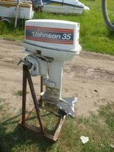 lot 48 image: Johnson 35 Outboard
