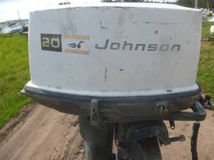 lot 54 image: Johnson 20 Hp Outboard