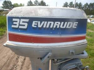 lot 57 image: Evinrude 35 Outboard